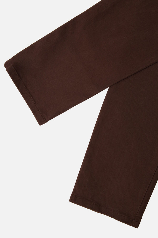 PANTALON CHINO COLOR CHICORY COFFE