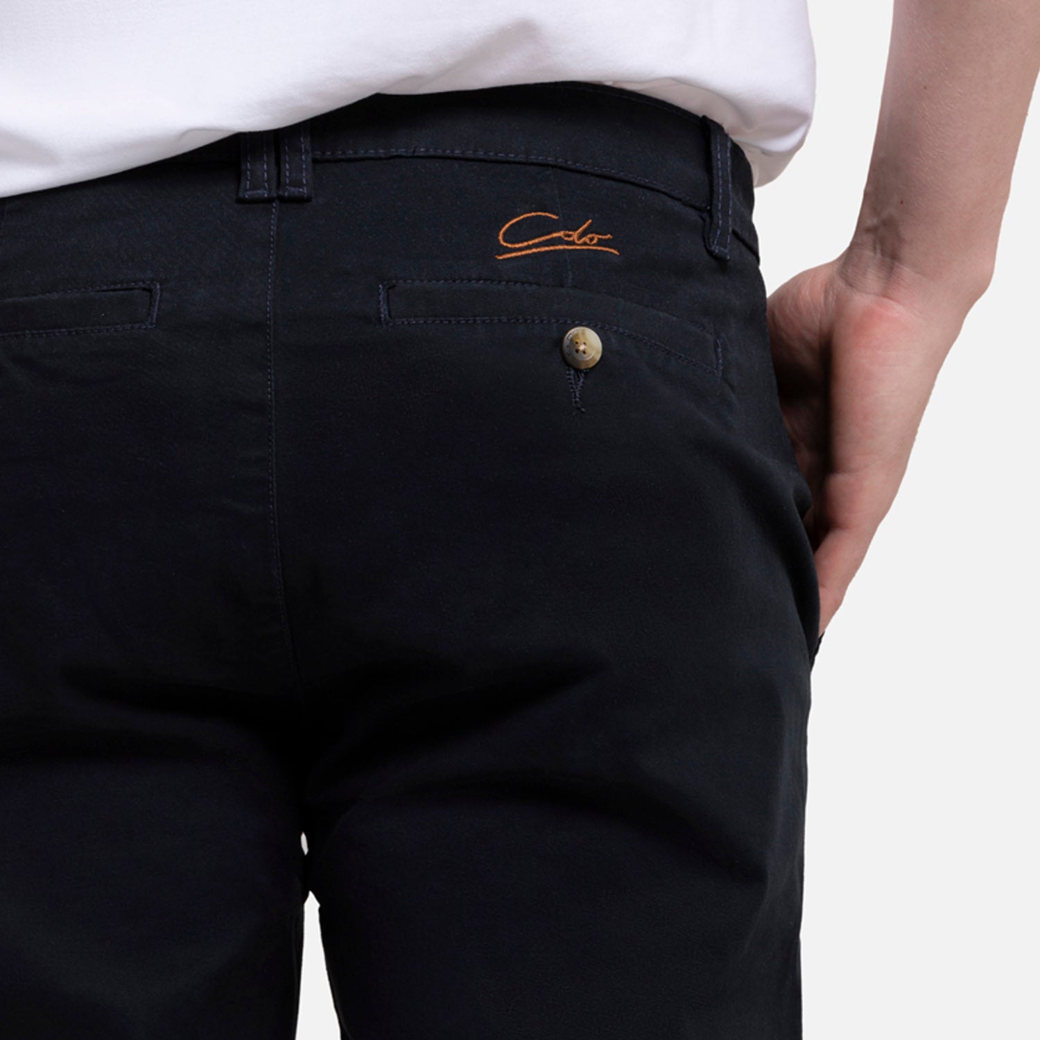PANTALON TIPO CHINO COLOR AZUL OSCURO