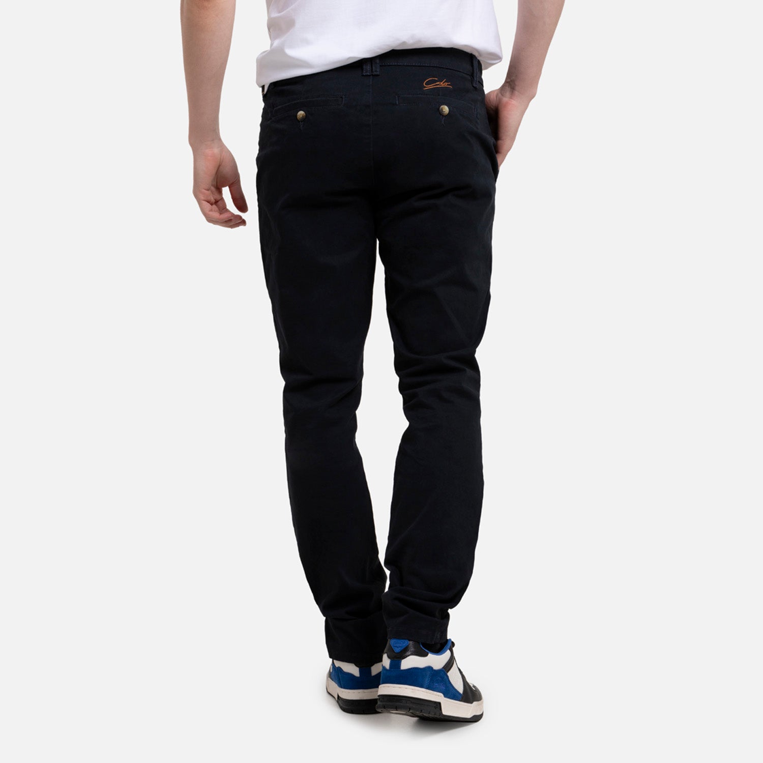 PANTALON TIPO CHINO COLOR AZUL OSCURO