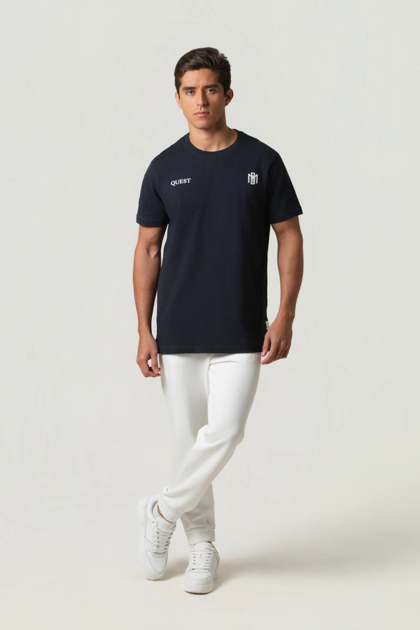 PANTALON JOGG SLIM CON ESTAMPADO DIM