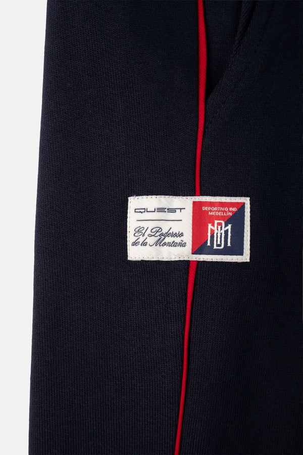 PANTALON SUDADERA COLOR AZUL OSCURO