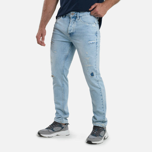 JEAN 5 BOLSILLOS COLOR AZUL CLARO