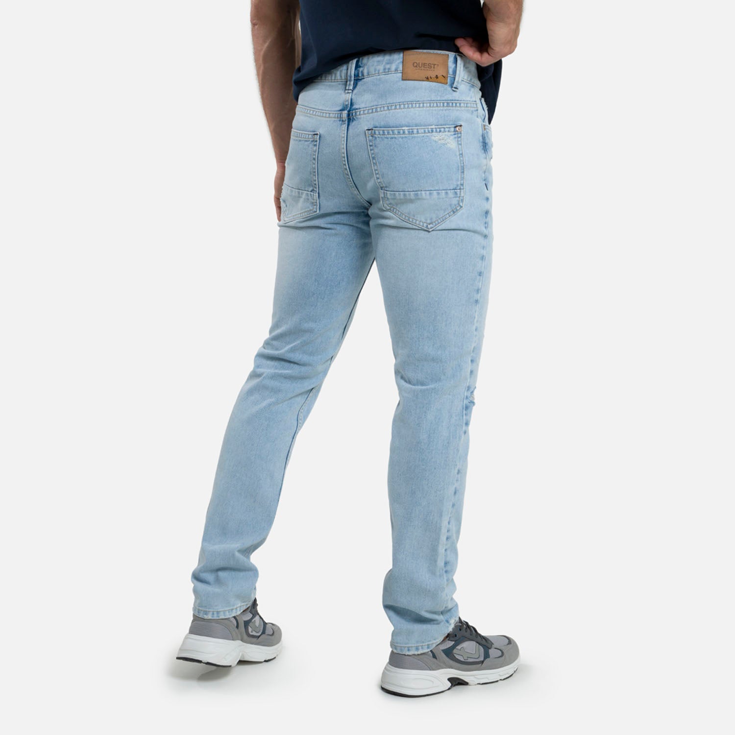 JEAN 5 BOLSILLOS COLOR AZUL CLARO