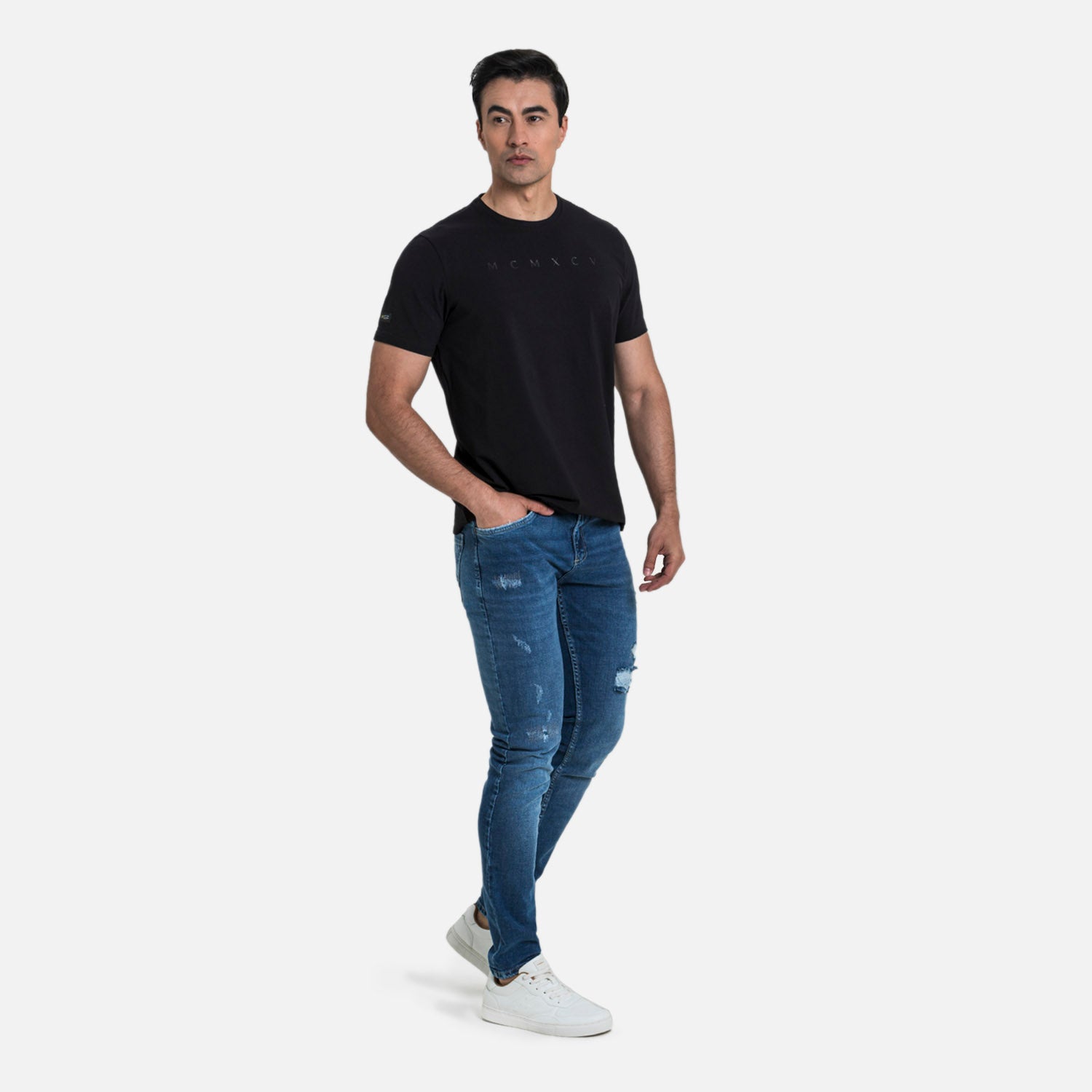 JEAN 5 BOLSILLOS COLOR AZUL CLARO