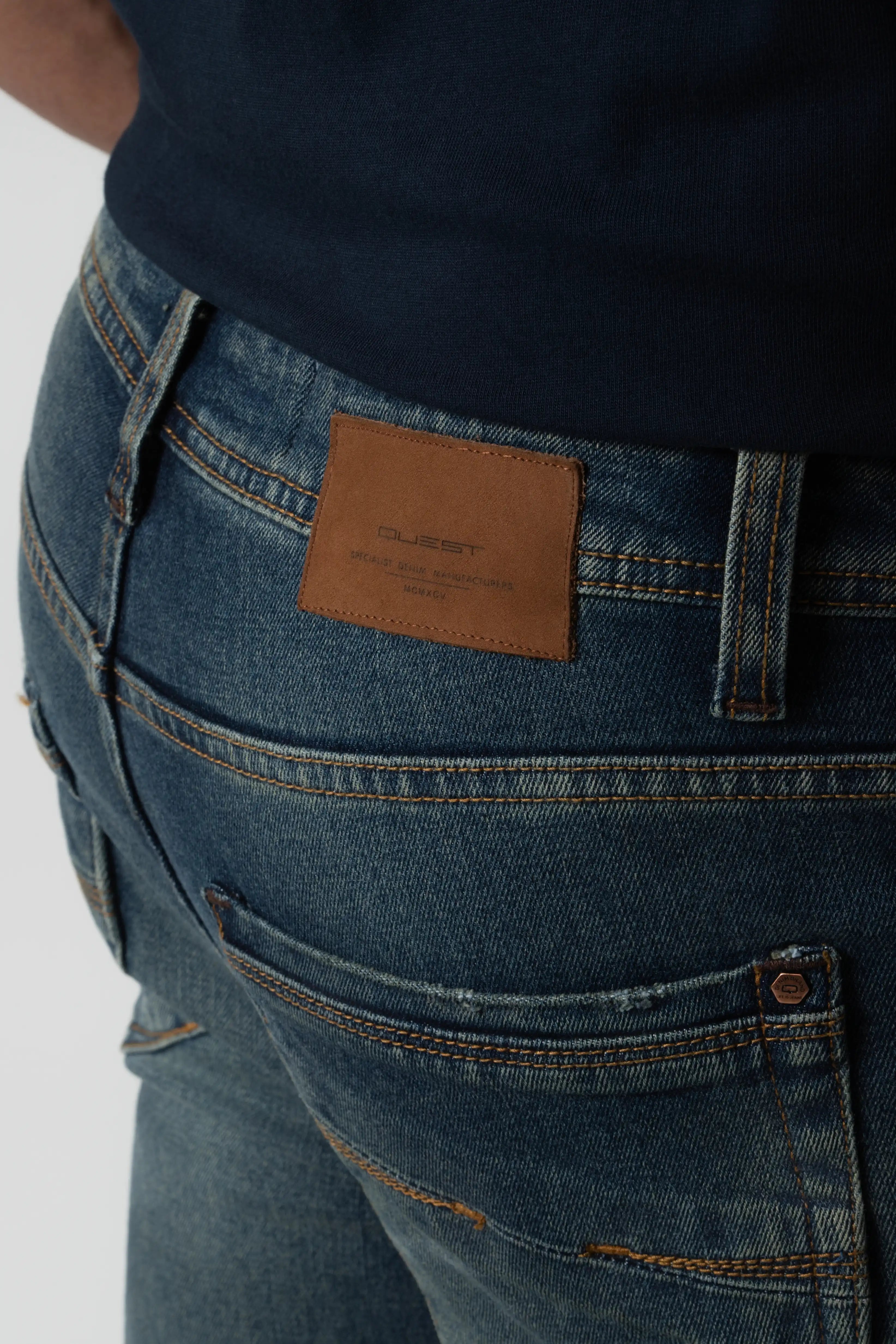 JEAN 5 BOLSILLOS COLOR AZUL MEDIO