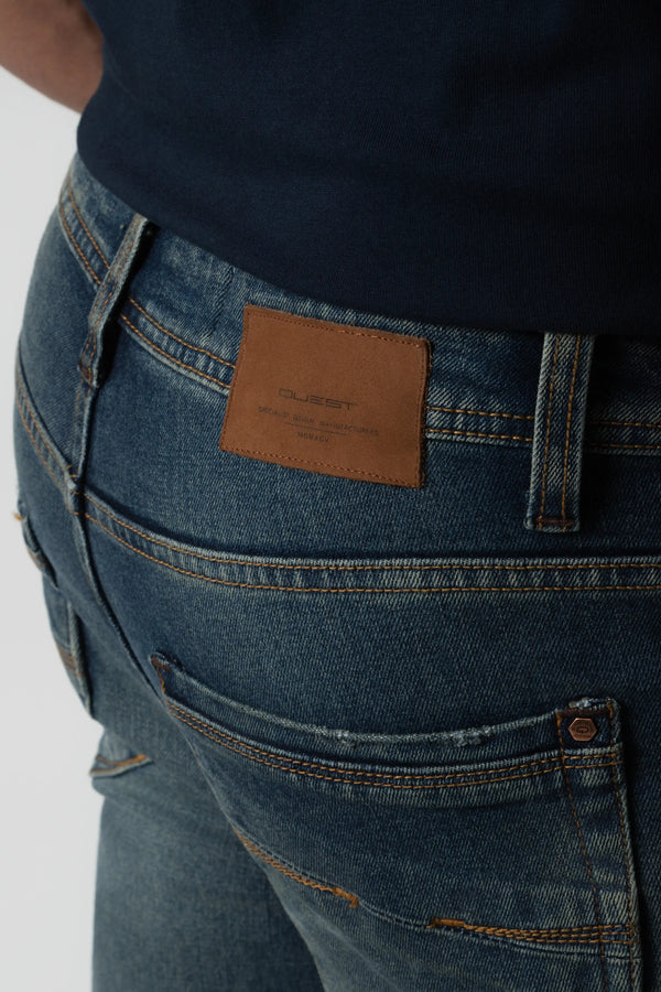 JEAN 5 BOLSILLOS COLOR AZUL MEDIO