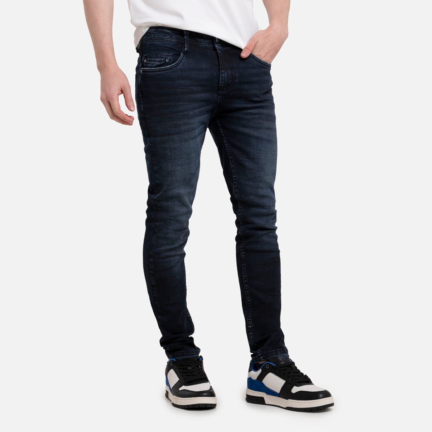 JEAN 5 BOLSILLOS COLOR AZUL OSCURO