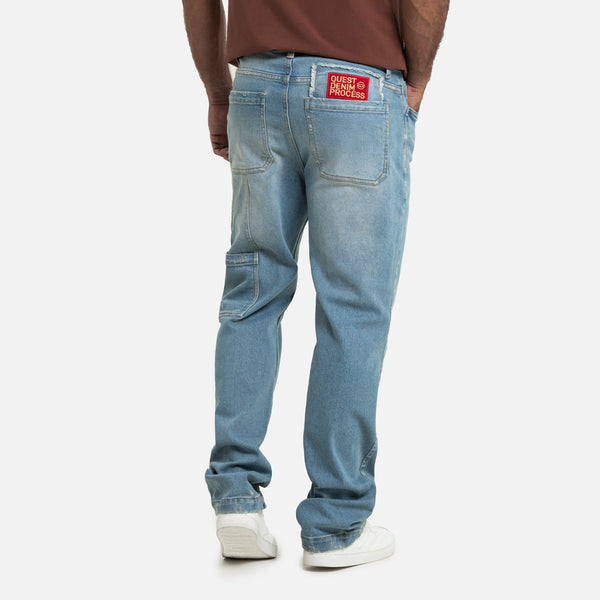 JEAN 5 BOLSILLOS COLOR AZUL CLARO