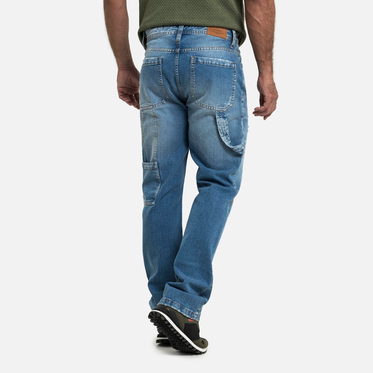 JEAN 5 BOLSILLOS COLOR AZUL MEDIO