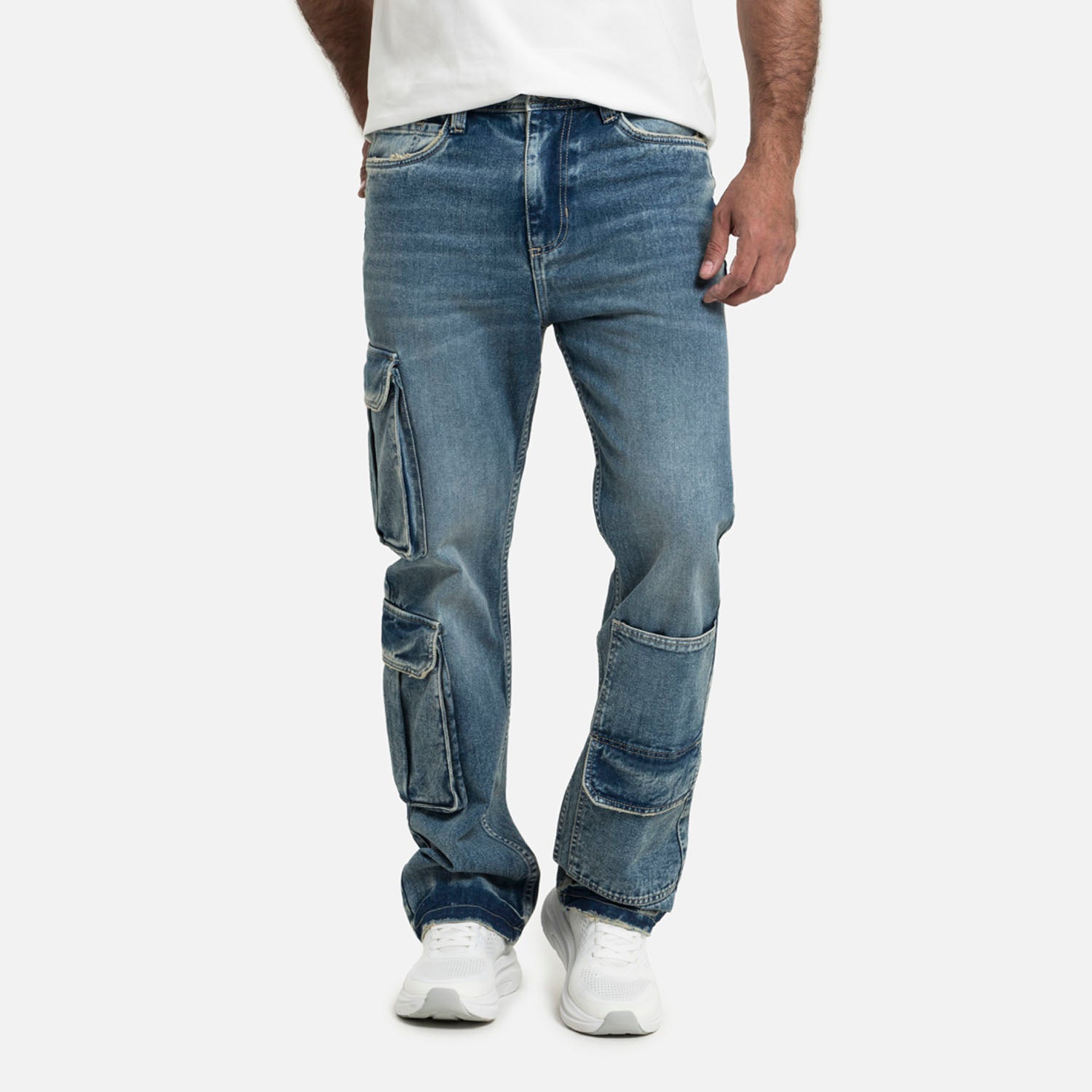 JEAN CARGO COLOR AZUL CLARO