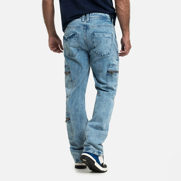 JEAN CARGO COLOR AZUL MEDIO
