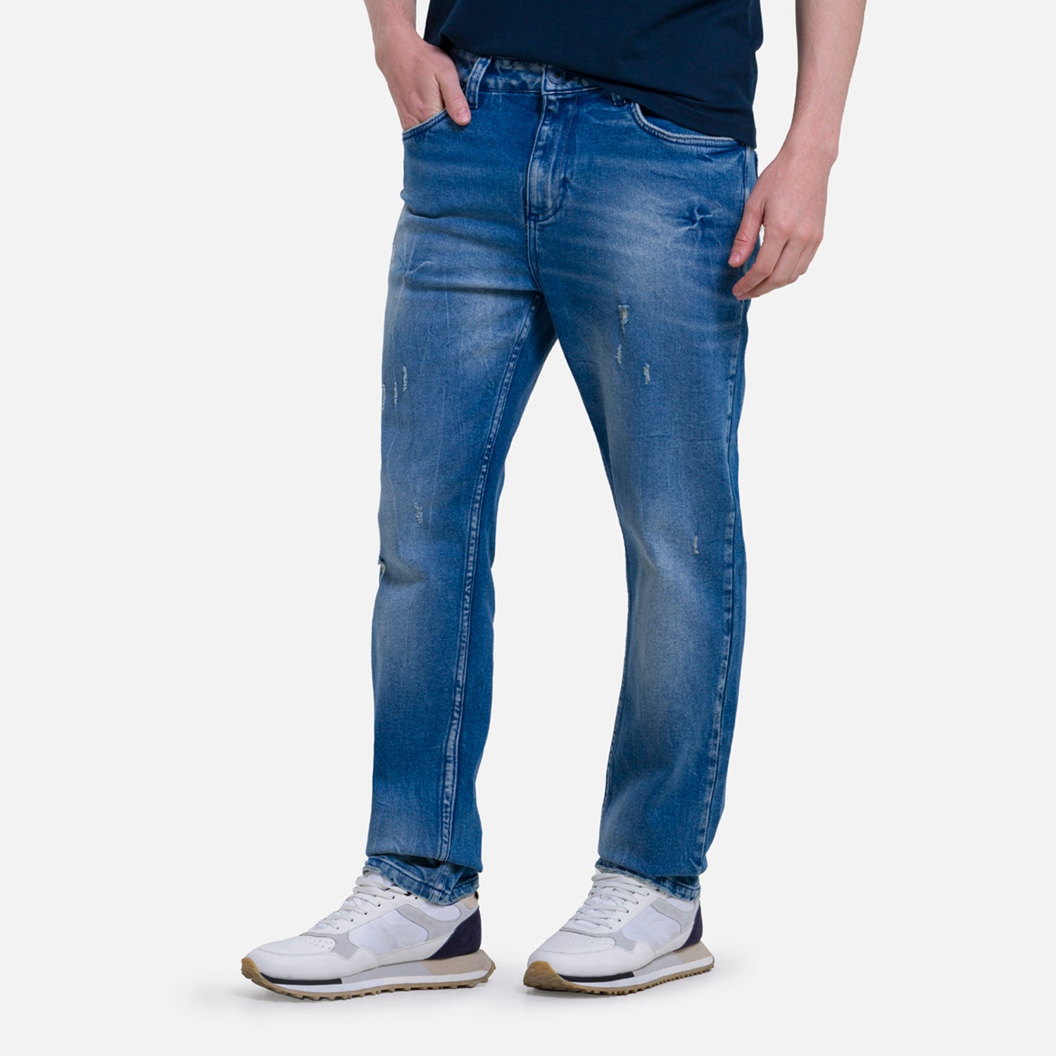 JEAN 5 BOLSILLOS COLOR AZUL CLARO