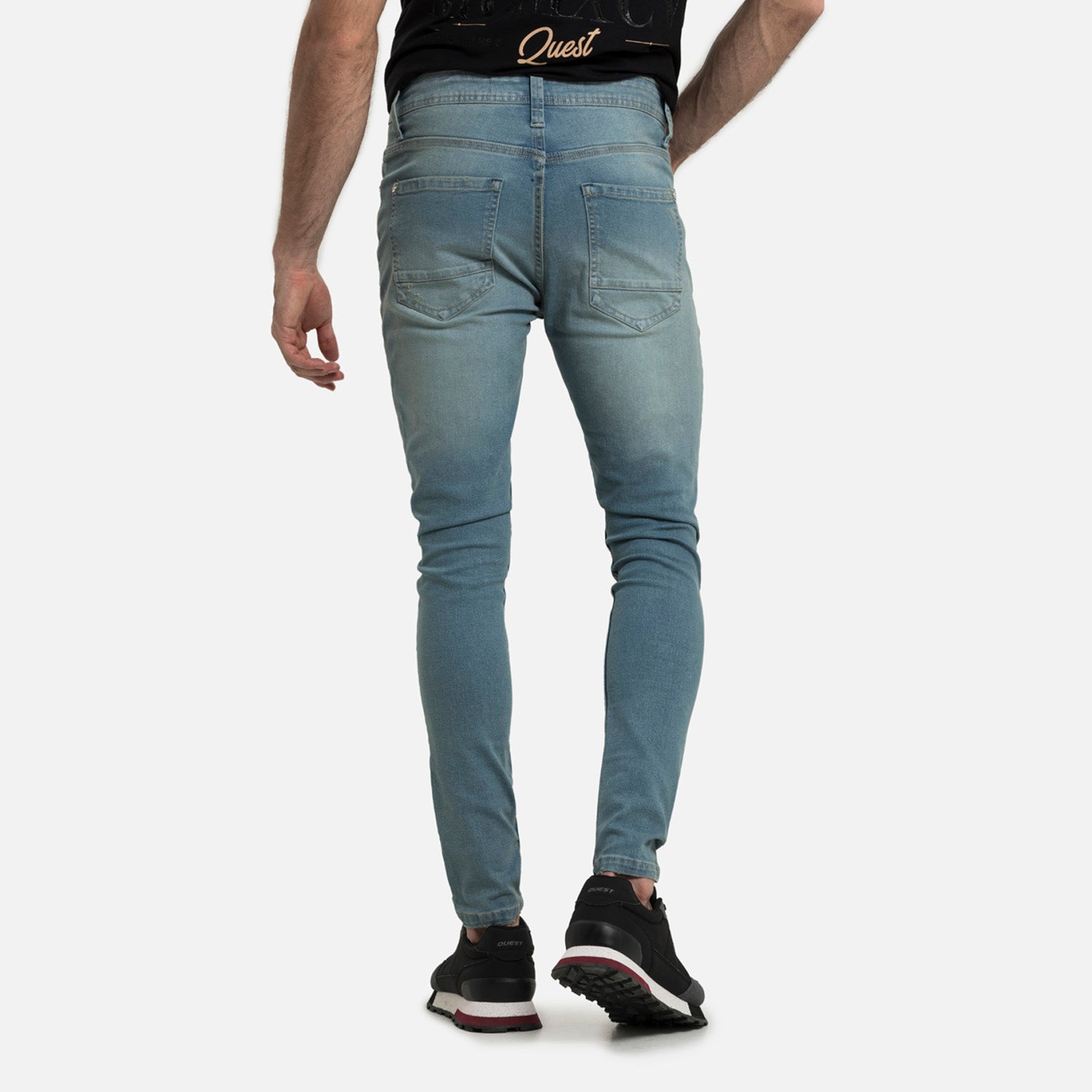 JEAN 5 BOLSILLOS COLOR AZUL CLARO
