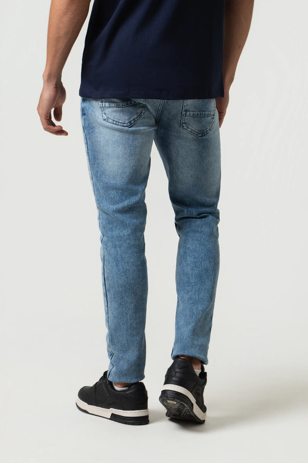 JEAN 5 BOLSILLOS COLOR AZUL MEDIO