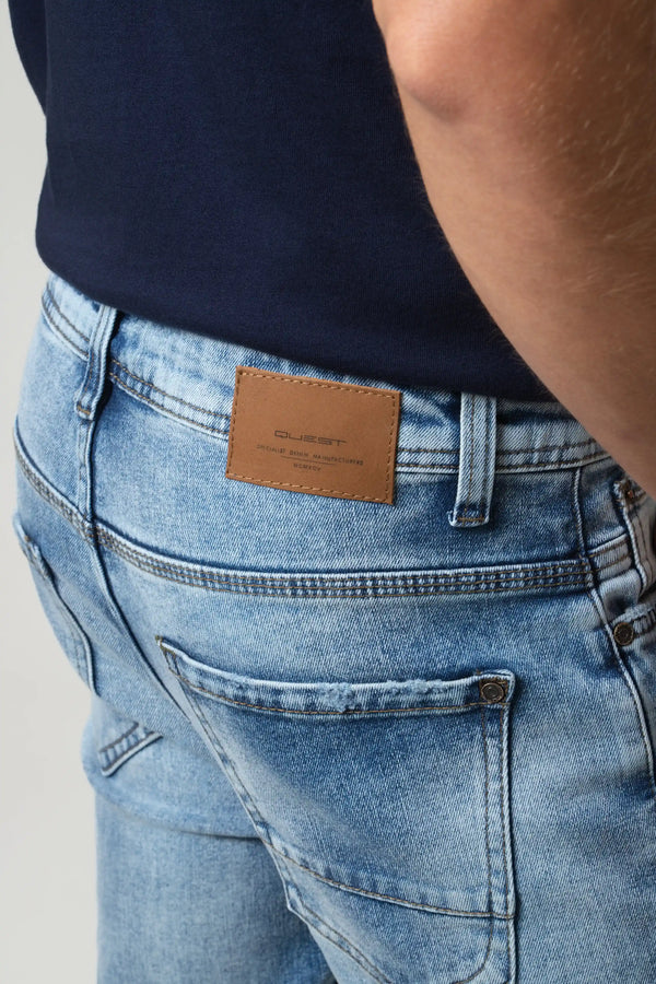 JEAN 5 BOLSILLOS COLOR AZUL MEDIO