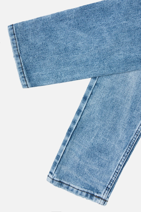 JEAN 5 BOLSILLOS COLOR AZUL MEDIO