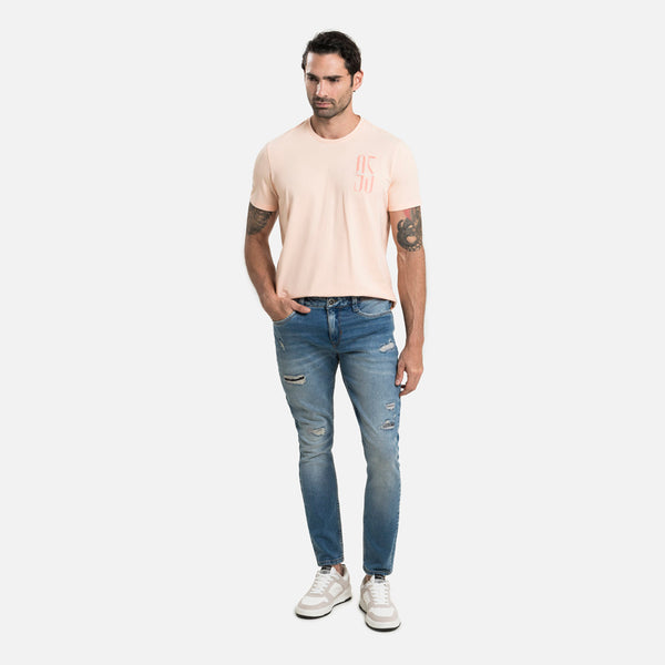 JEAN 5 BOLSILLOS COLOR AZUL CLARO
