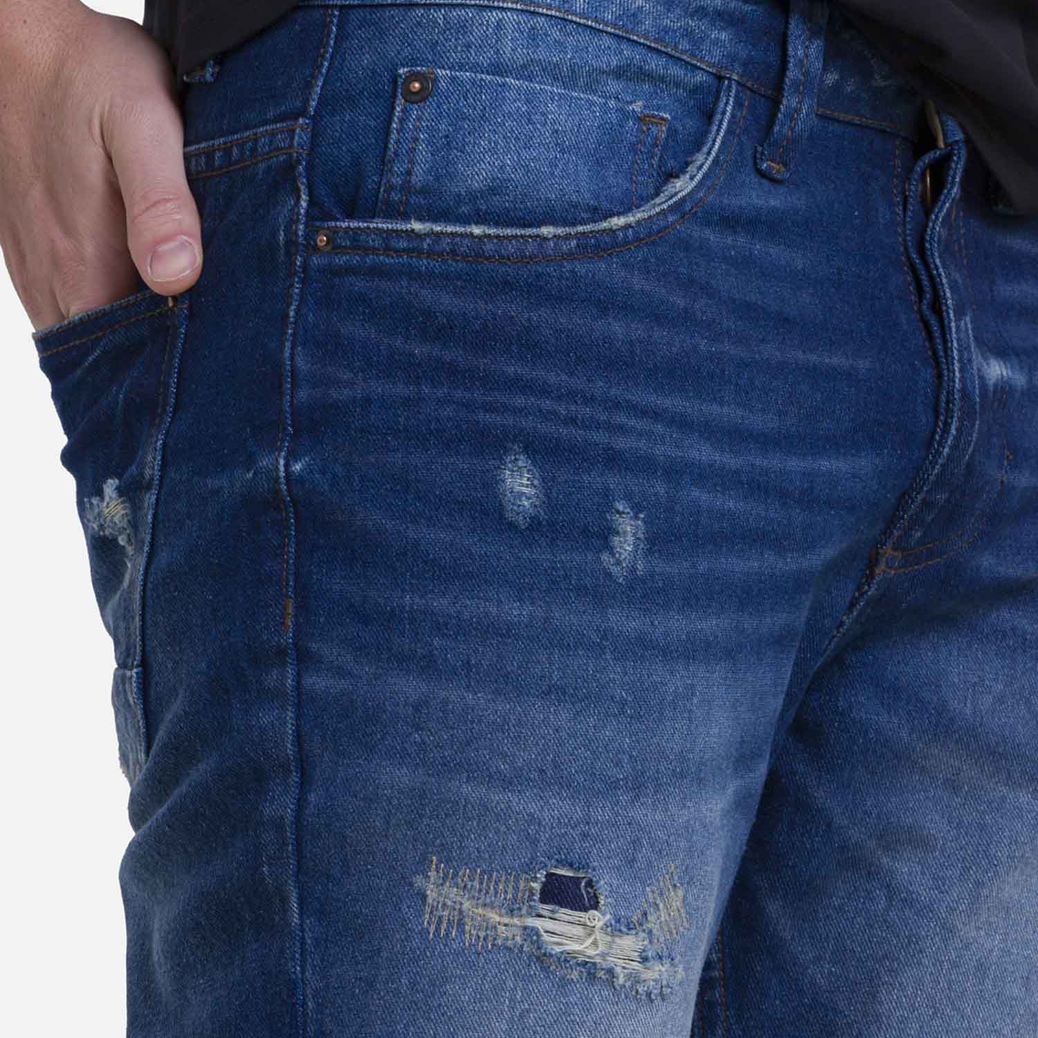 JEAN 5 BOLSILLOS COLOR AZUL OSCURO