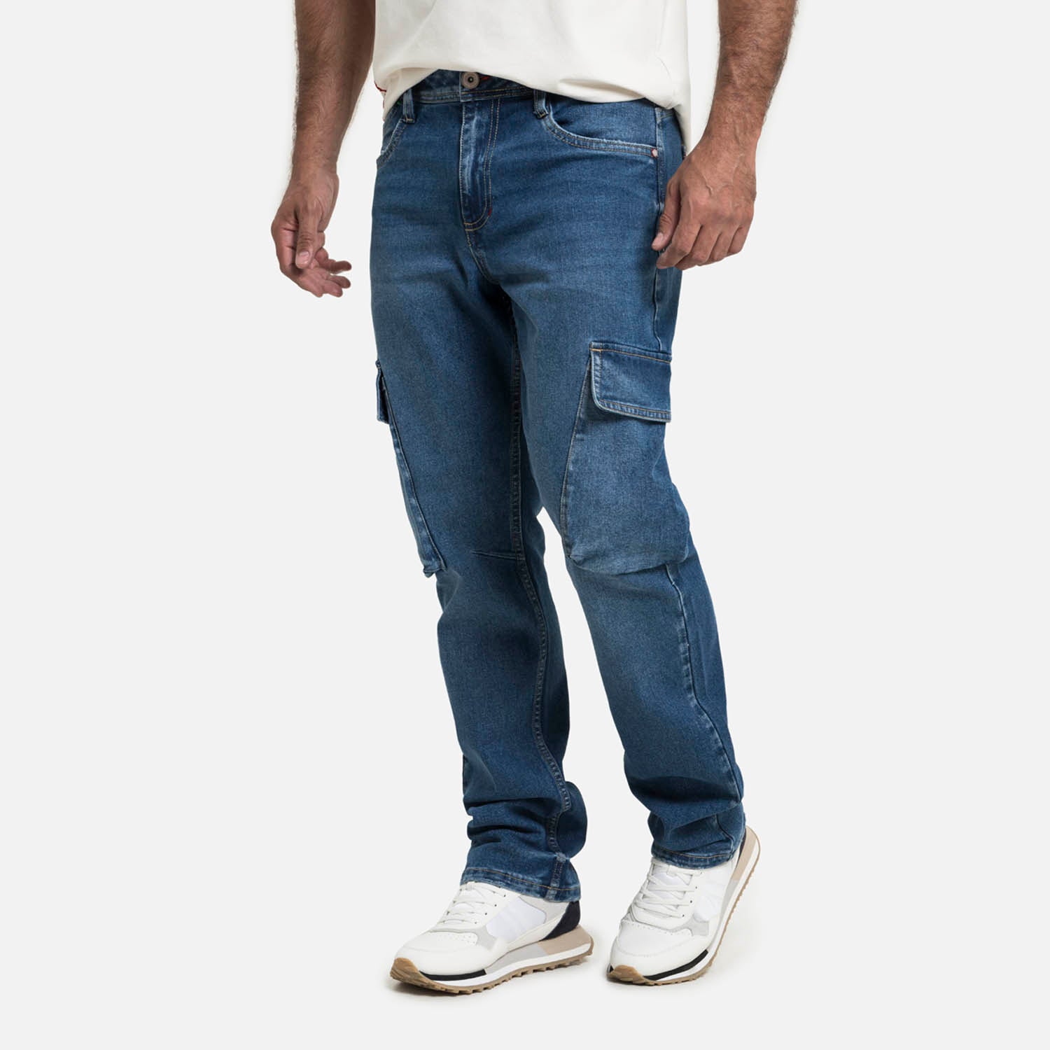 JEAN CARGO COLOR AZUL MEDIO