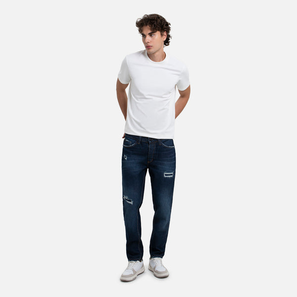 JEAN 5 BOLSILLOS COLOR AZUL OSCURO