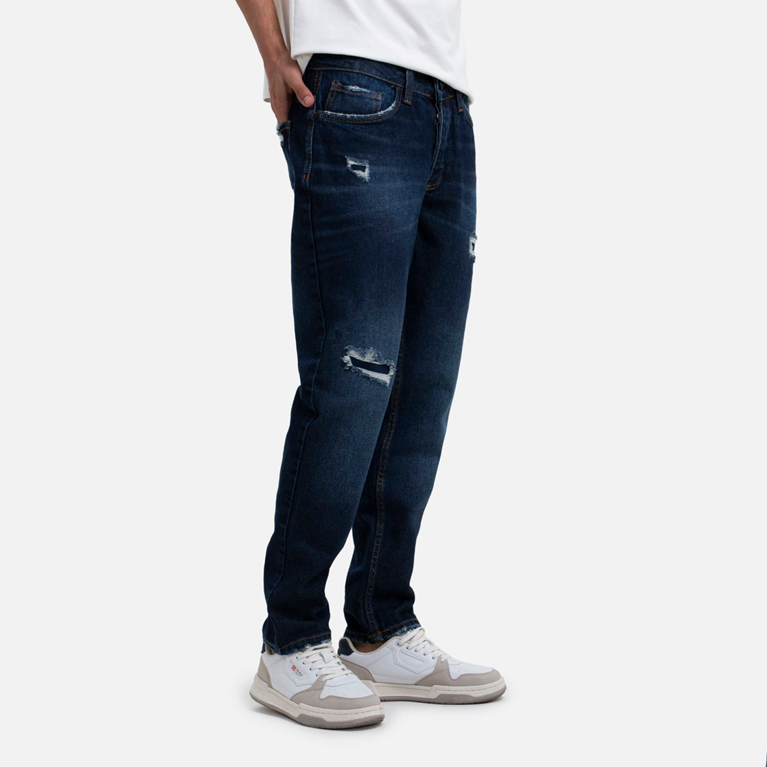 JEAN 5 BOLSILLOS COLOR AZUL OSCURO