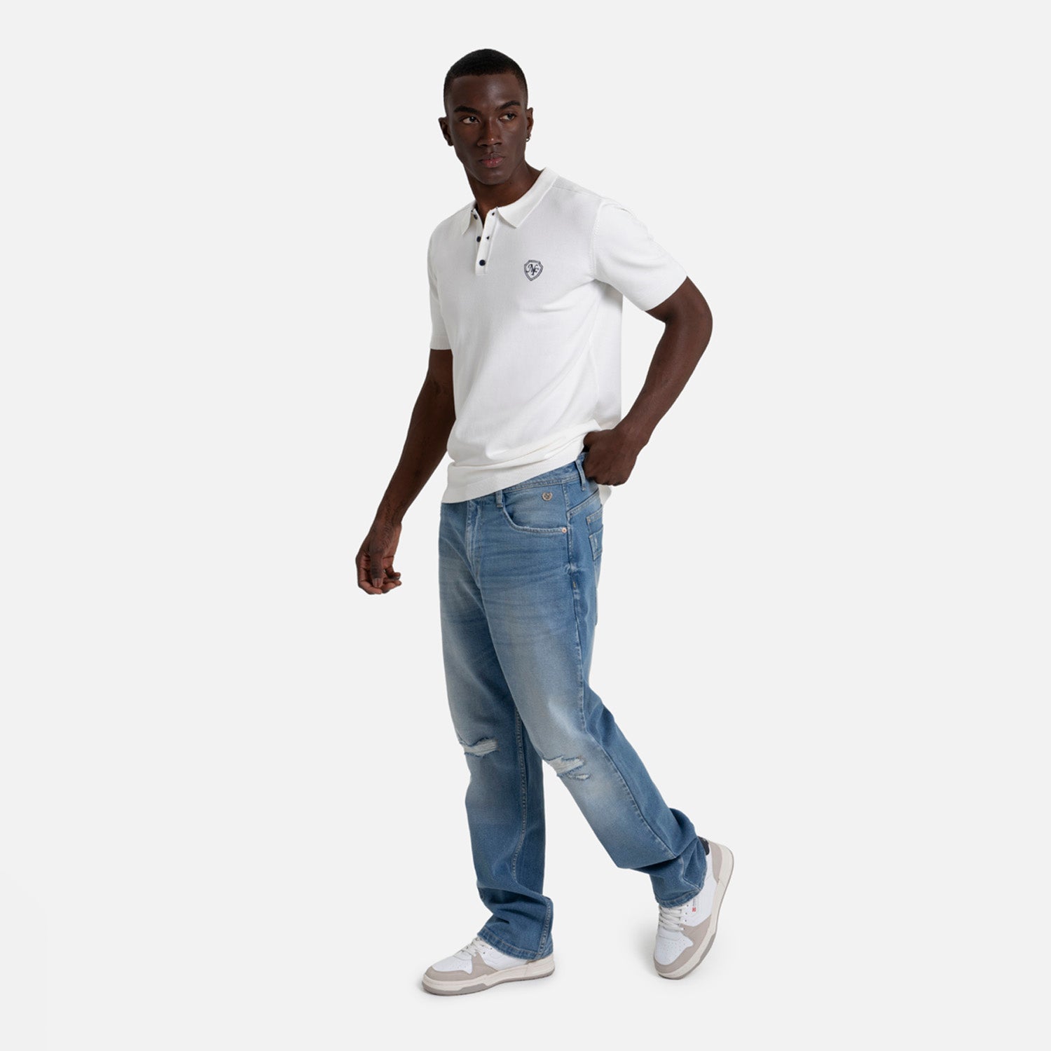 JEAN 5 BOLSILLOS COLOR AZUL CLARO
