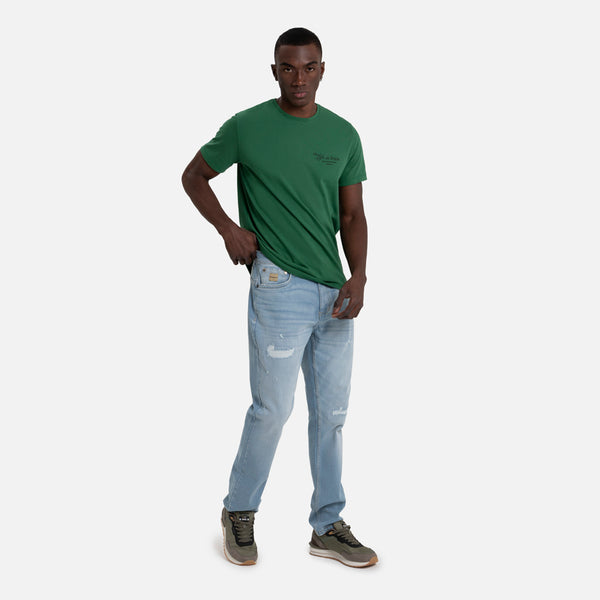 JEAN 5 BOLSILLOS COLOR AZUL CLARO