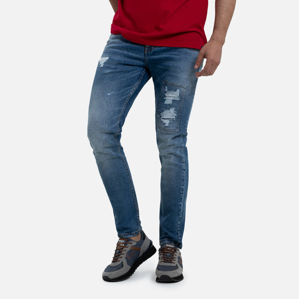 JEAN 5 BOLSILLOS COLOR AZUL OSCURO