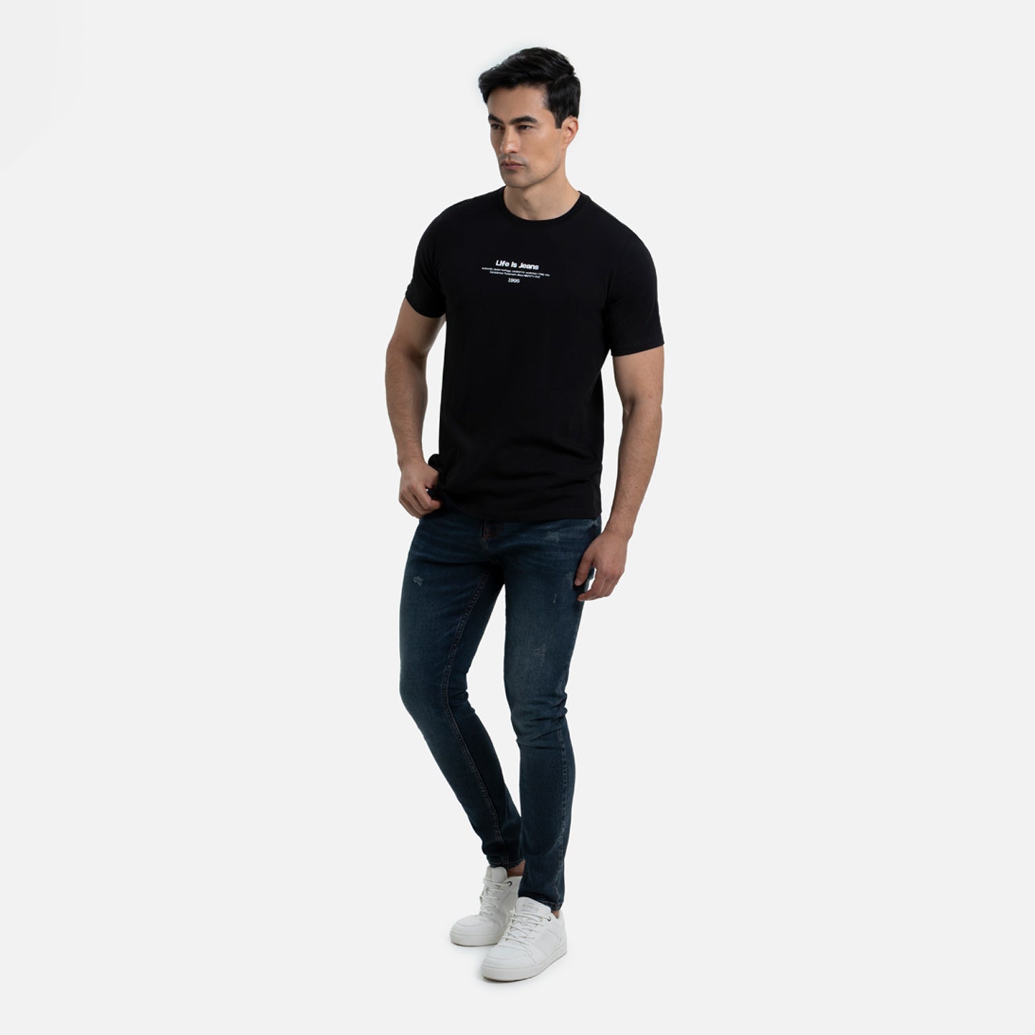 JEAN 5 BOLSILLOS COLOR AZUL OSCURO
