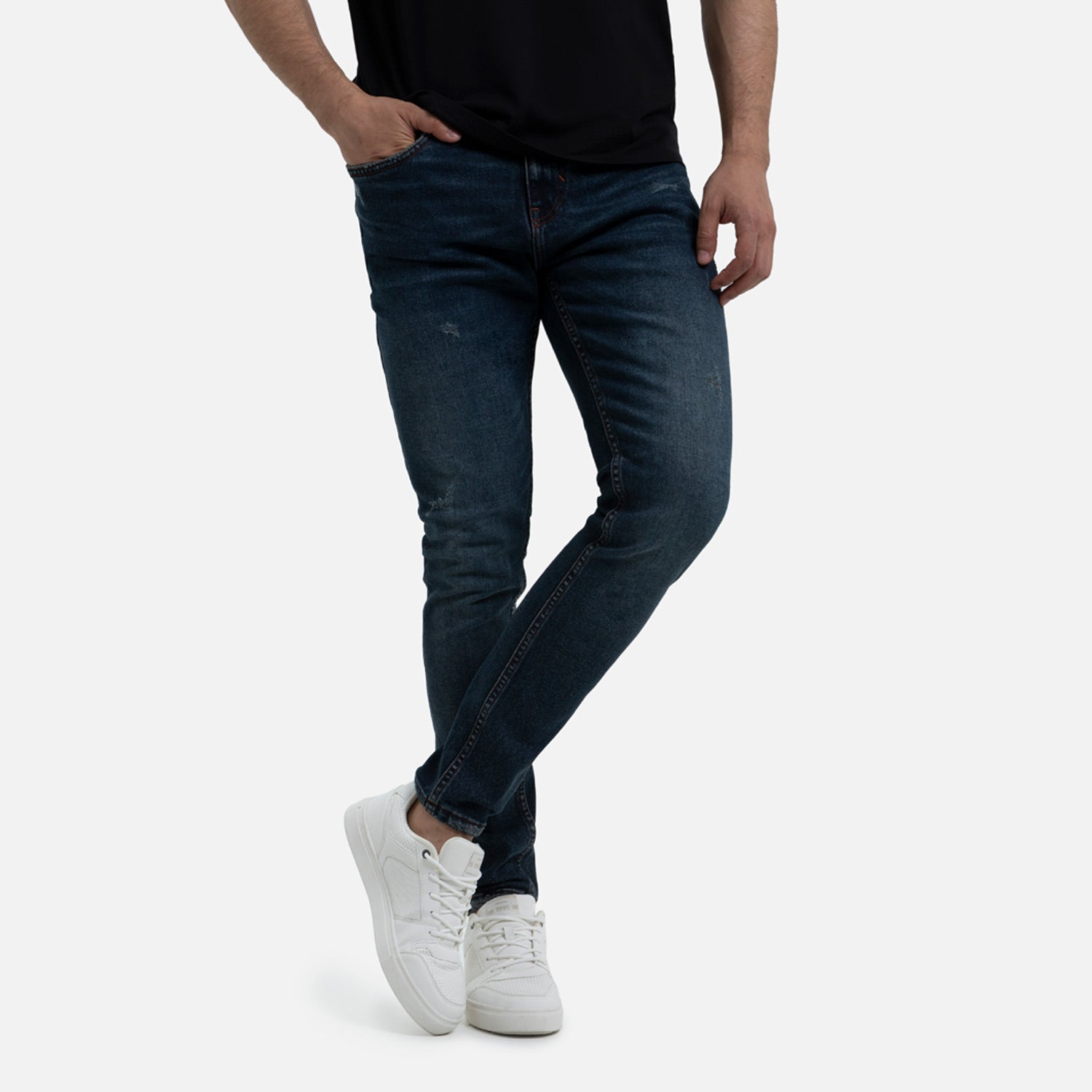 JEAN 5 BOLSILLOS COLOR AZUL OSCURO