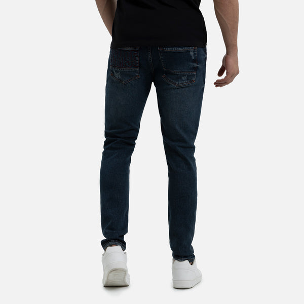 JEAN 5 BOLSILLOS COLOR AZUL OSCURO