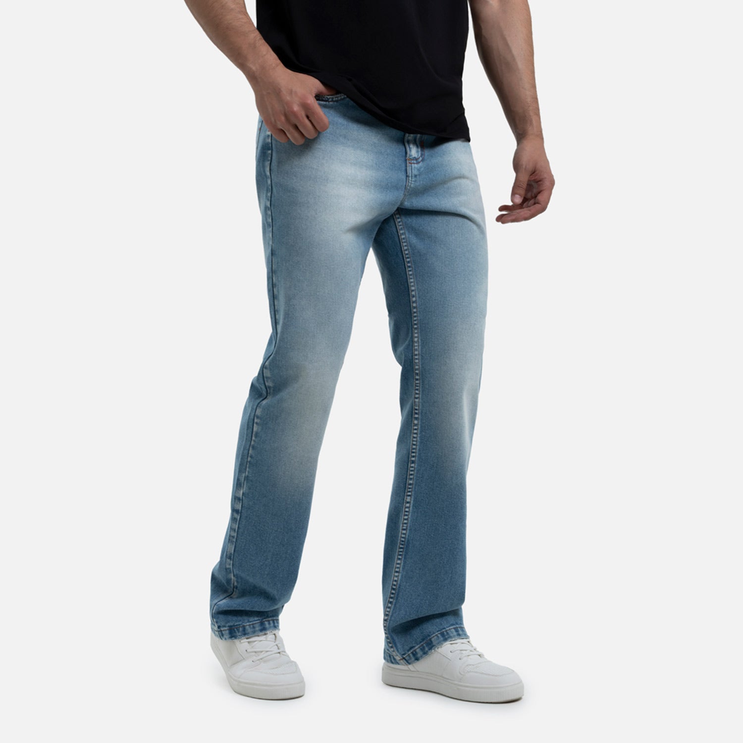 JEAN 5 BOLSILLOS COLOR AZUL MEDIO
