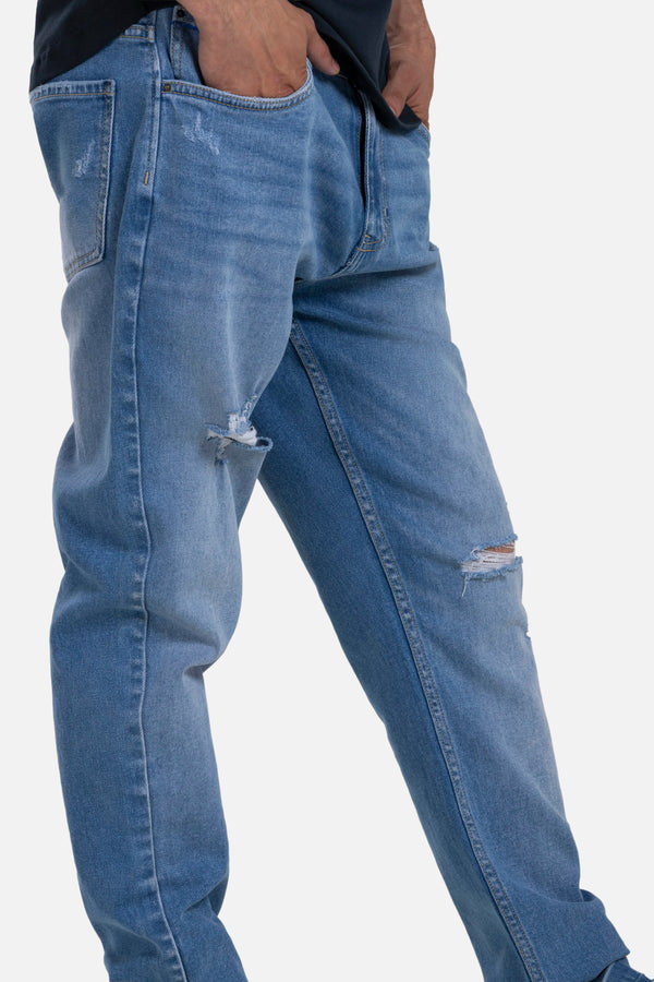 JEAN 5 BOLSILLOS COLOR AZUL CLARO