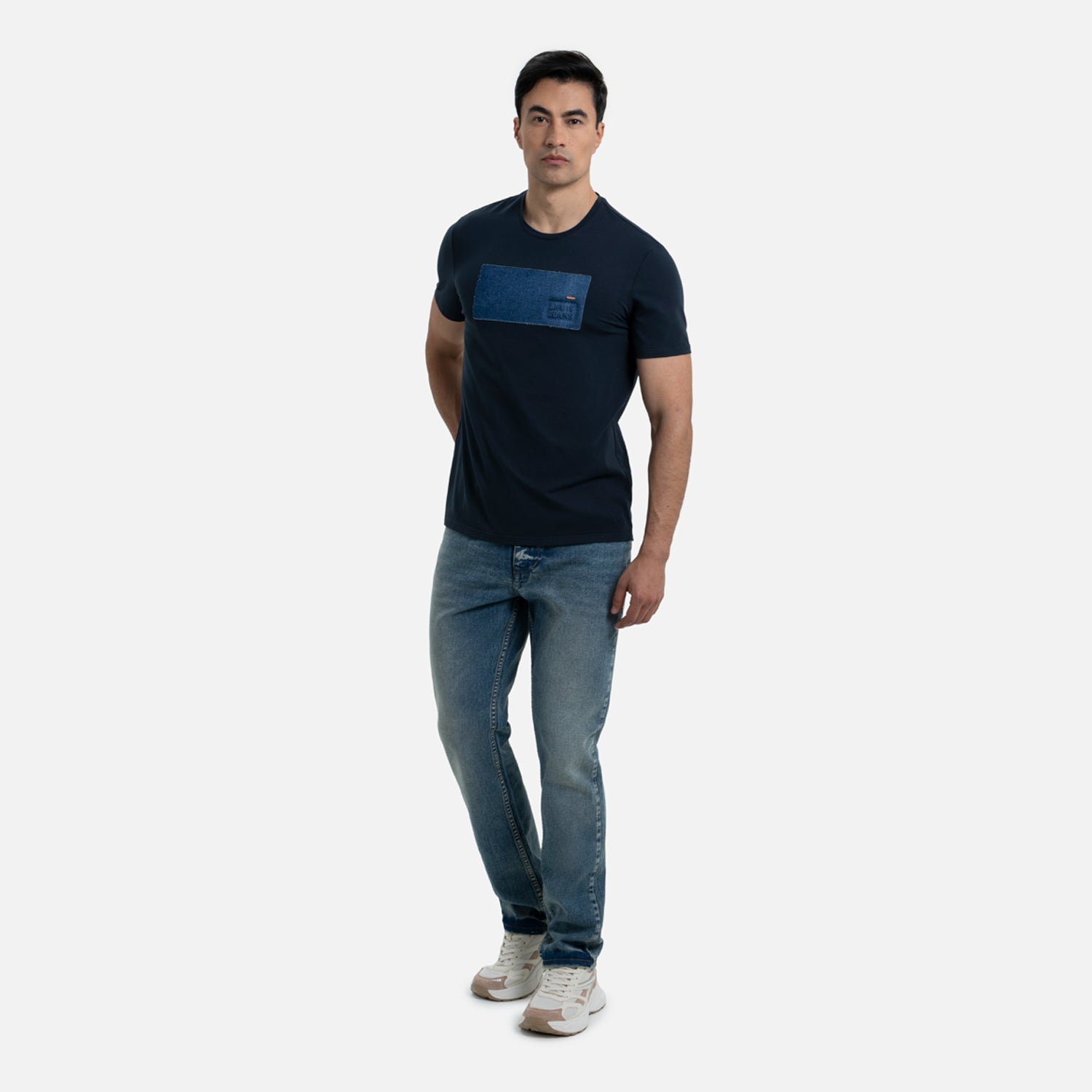 JEAN 5 BOLSILLOS COLOR AZUL MEDIO
