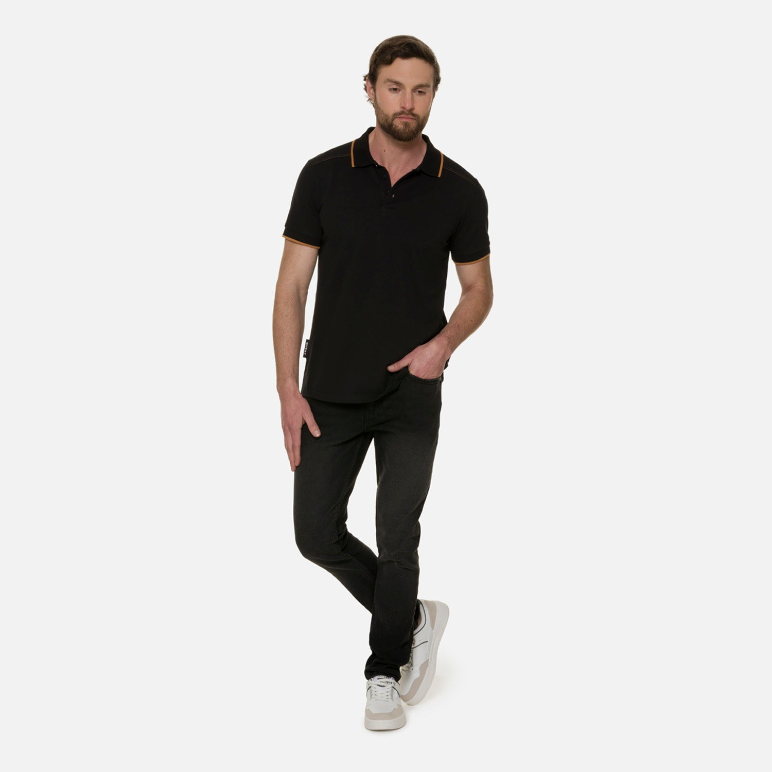 JEAN 5 BOLSILLOS COLOR NEGRO