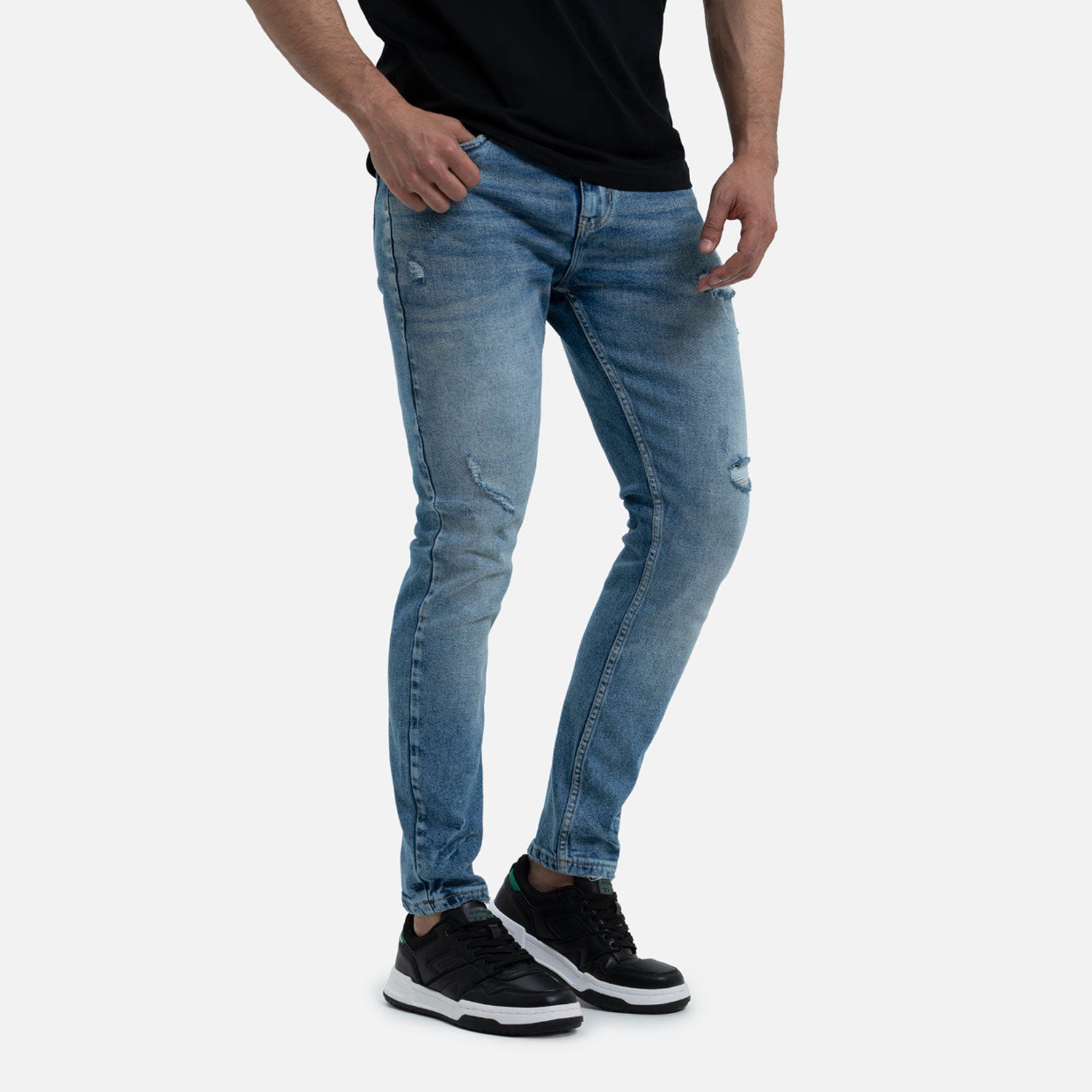 JEAN 5 BOLSILLOS COLOR AZUL CLARO