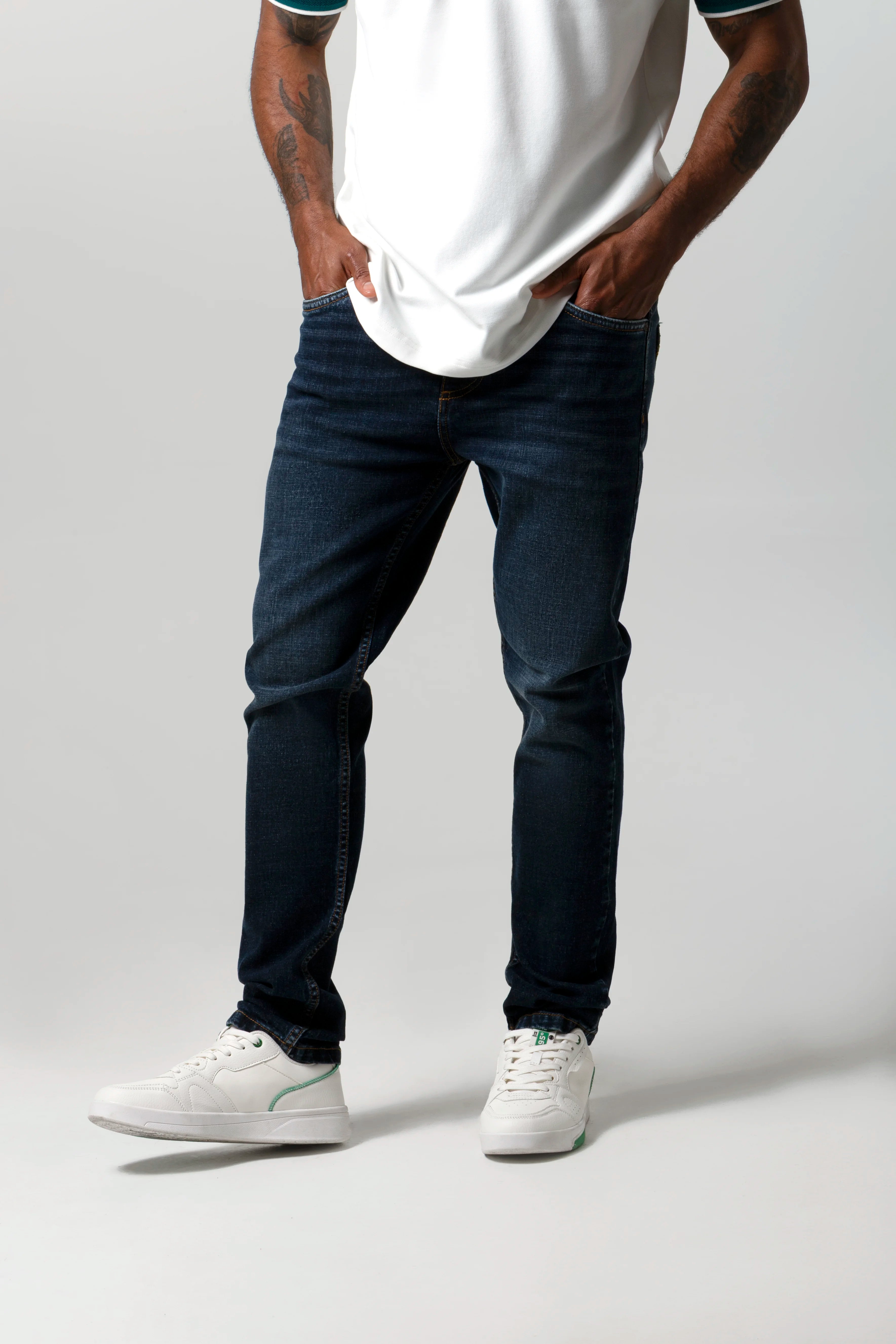 JEAN 5 BOLSILLOS COLOR AZUL OSCURO