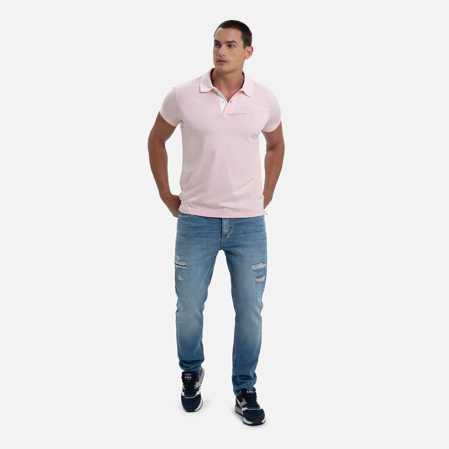 JEAN 5 BOLSILLOS COLOR AZUL CLARO
