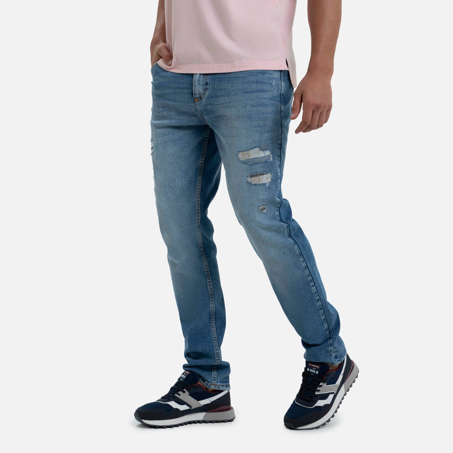 JEAN 5 BOLSILLOS COLOR AZUL CLARO