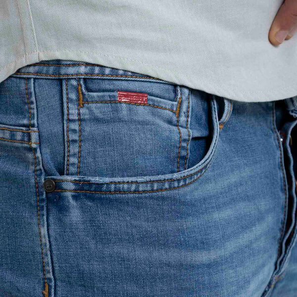 JEAN 5 BOLSILLOS COLOR AZUL MEDIO
