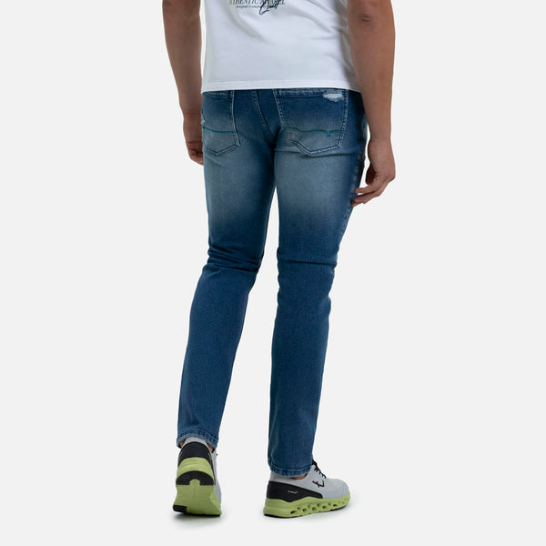 JEAN 5 BOLSILLOS COLOR AZUL MEDIO