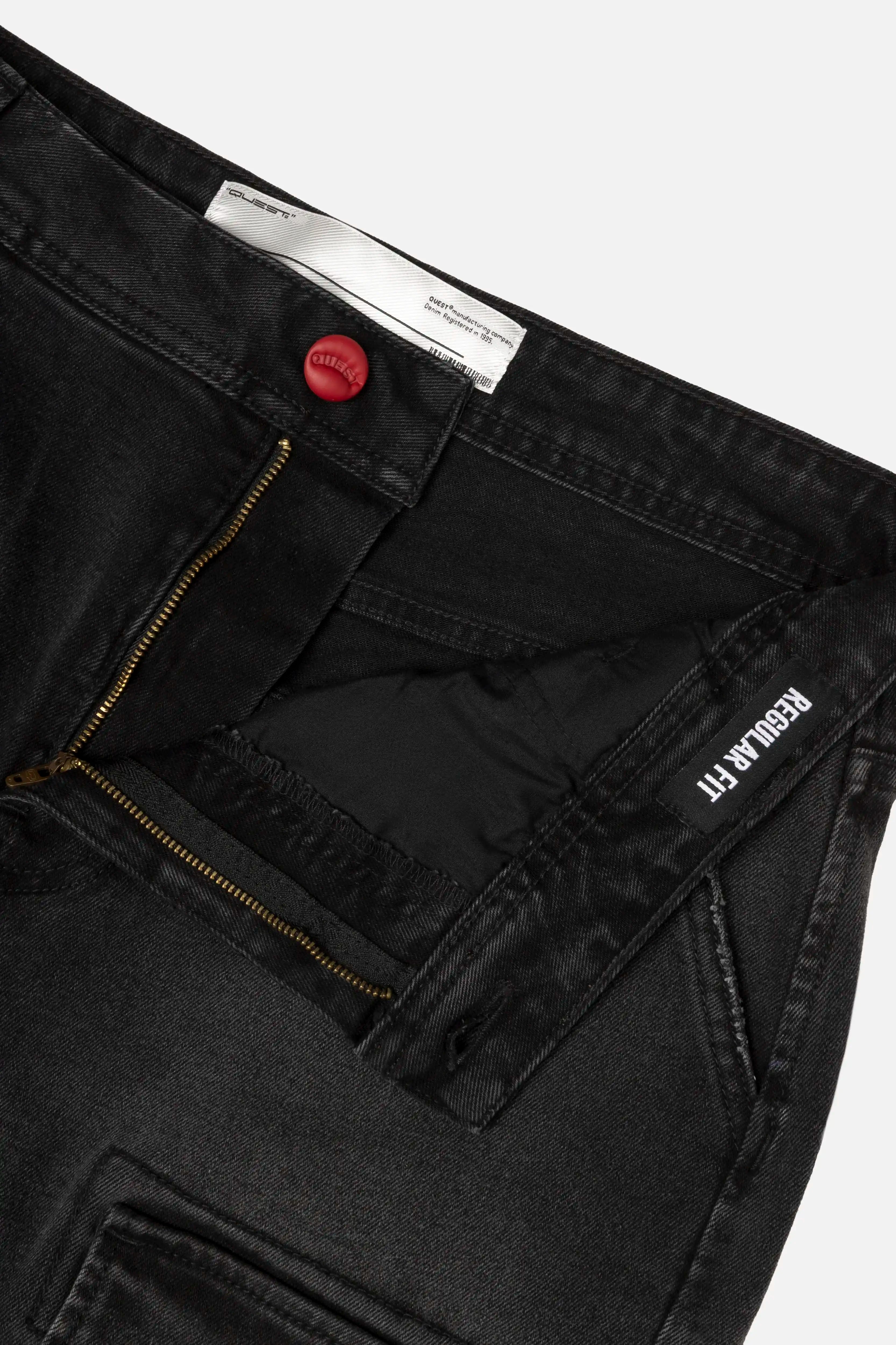 JEAN CARGO COLOR NEGRO