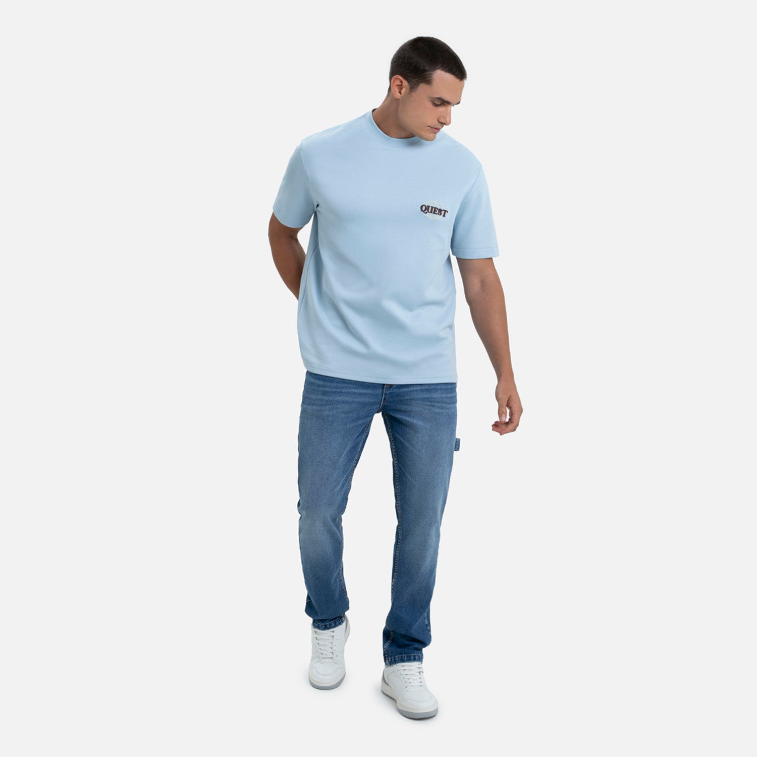 JEAN CARGO COLOR AZUL MEDIO