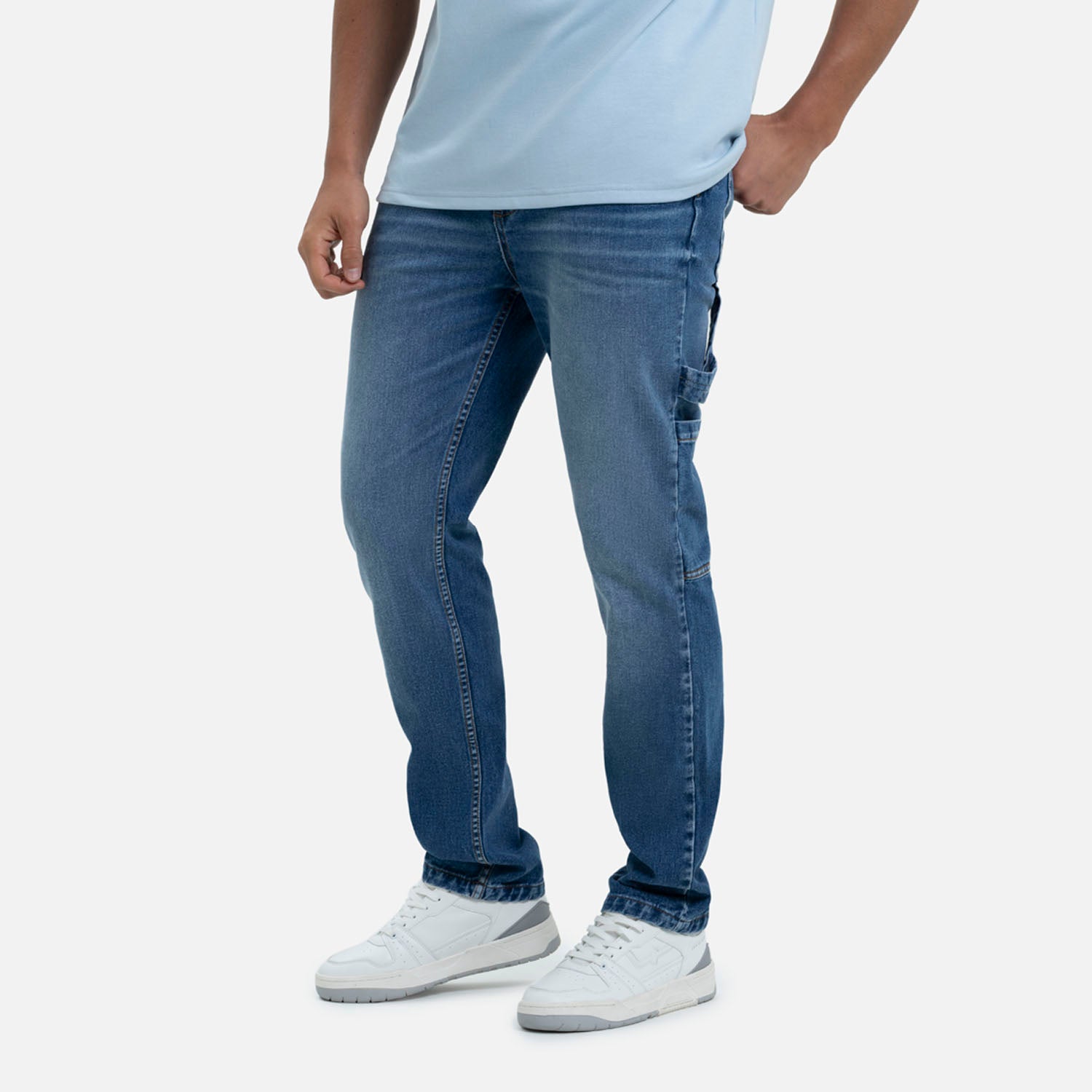 JEAN CARGO COLOR AZUL MEDIO