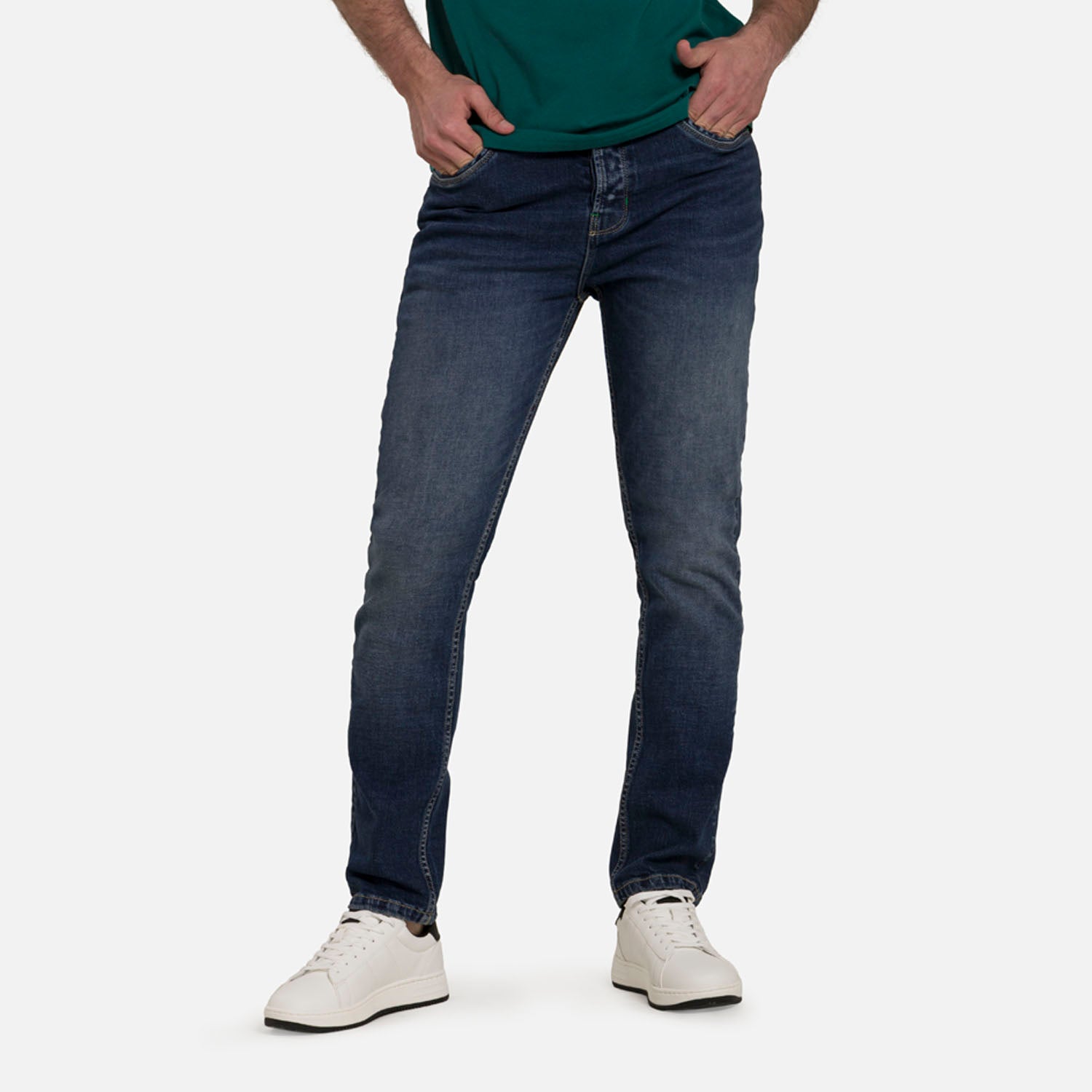 JEAN 5 BOLSILLOS COLOR AZUL MEDIO