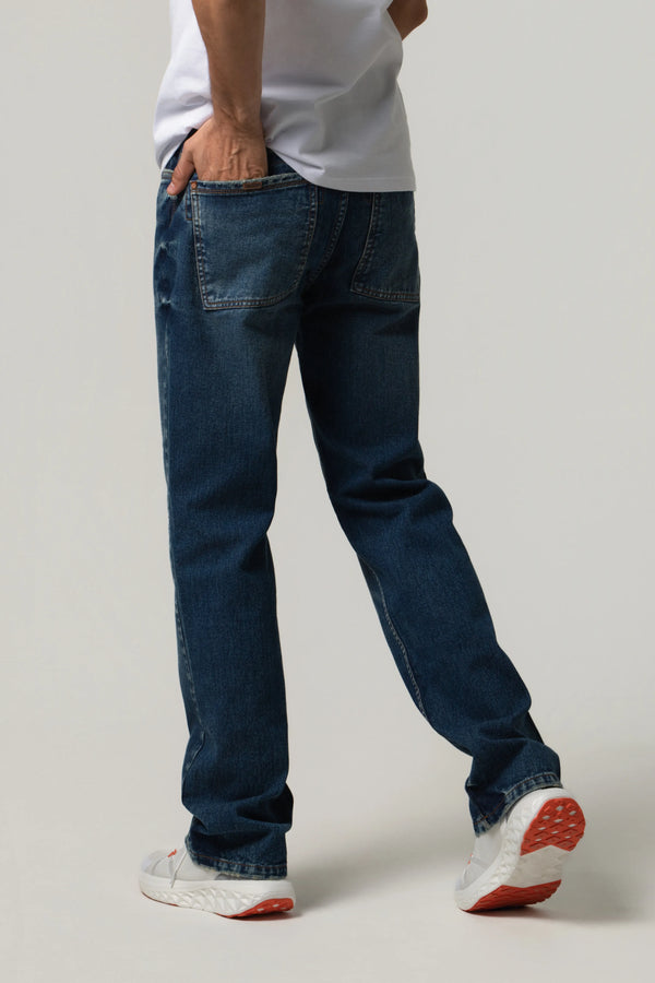 JEAN 5 BOLSILLOS COLOR AZUL MEDIO