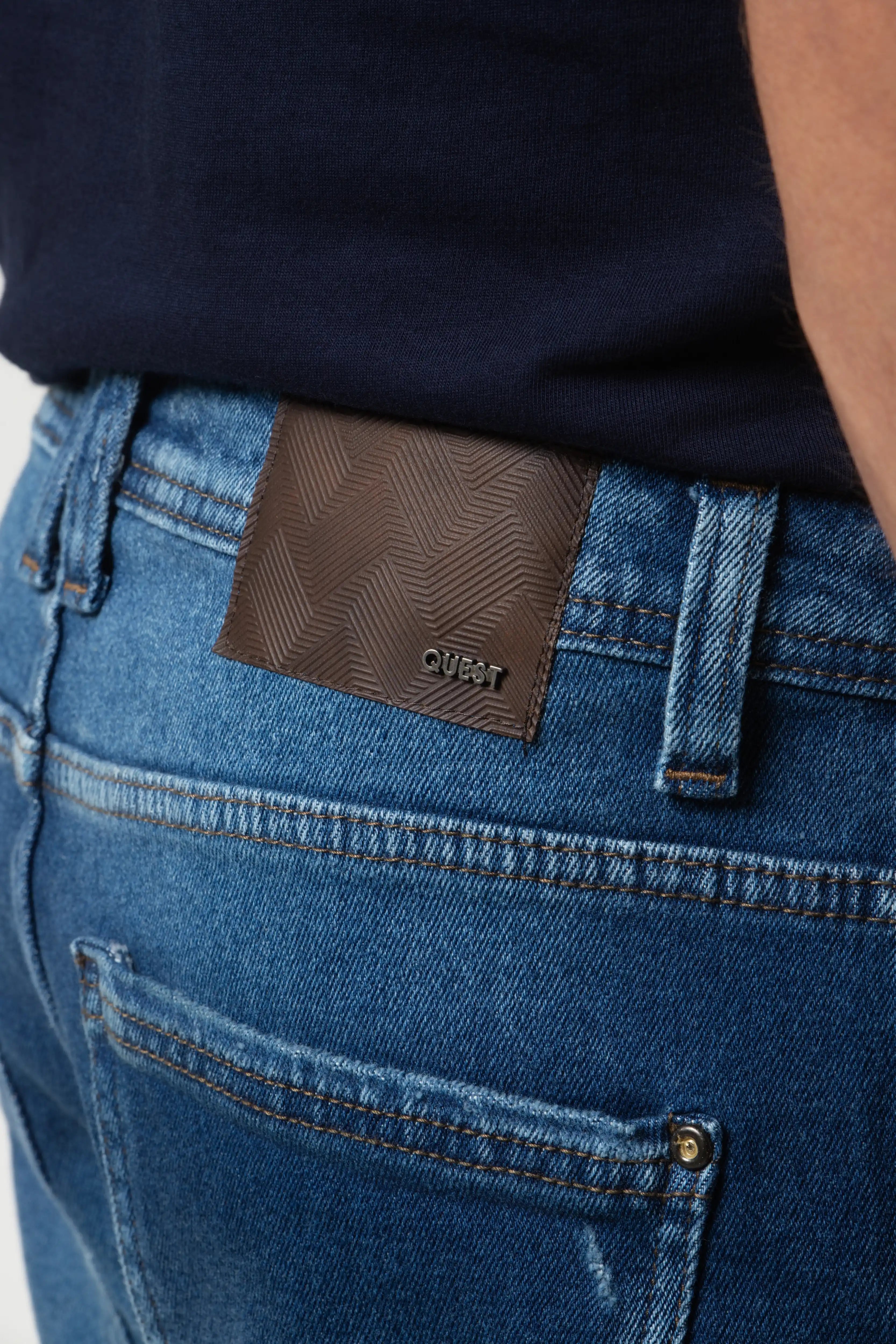 JEAN 5 BOLSILLOS COLOR AZUL OSCURO