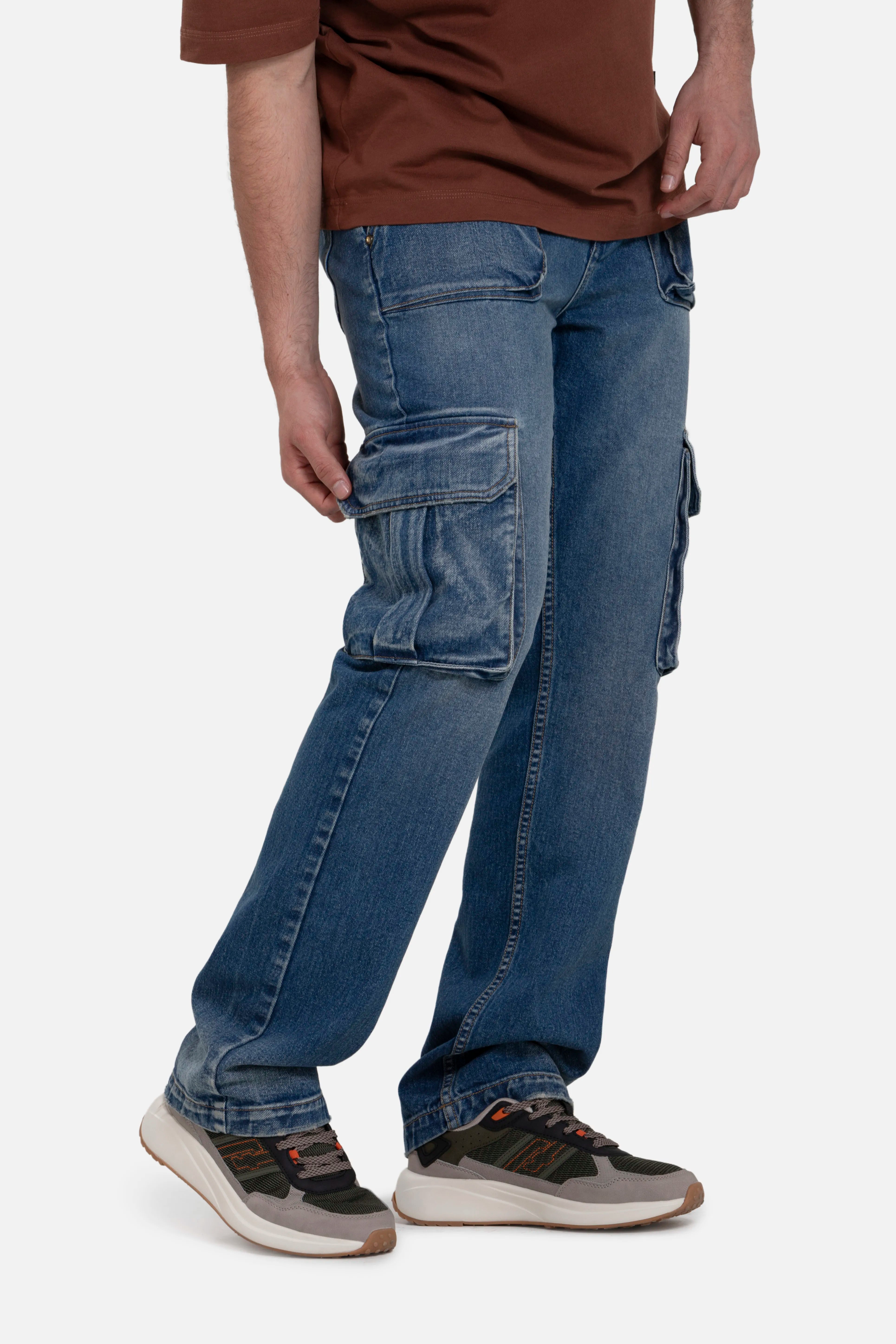 JEAN CARGO COLOR AZUL MEDIO