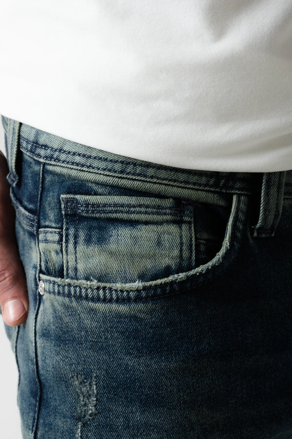 JEAN 5 BOLSILLOS COLOR AZUL OSCURO