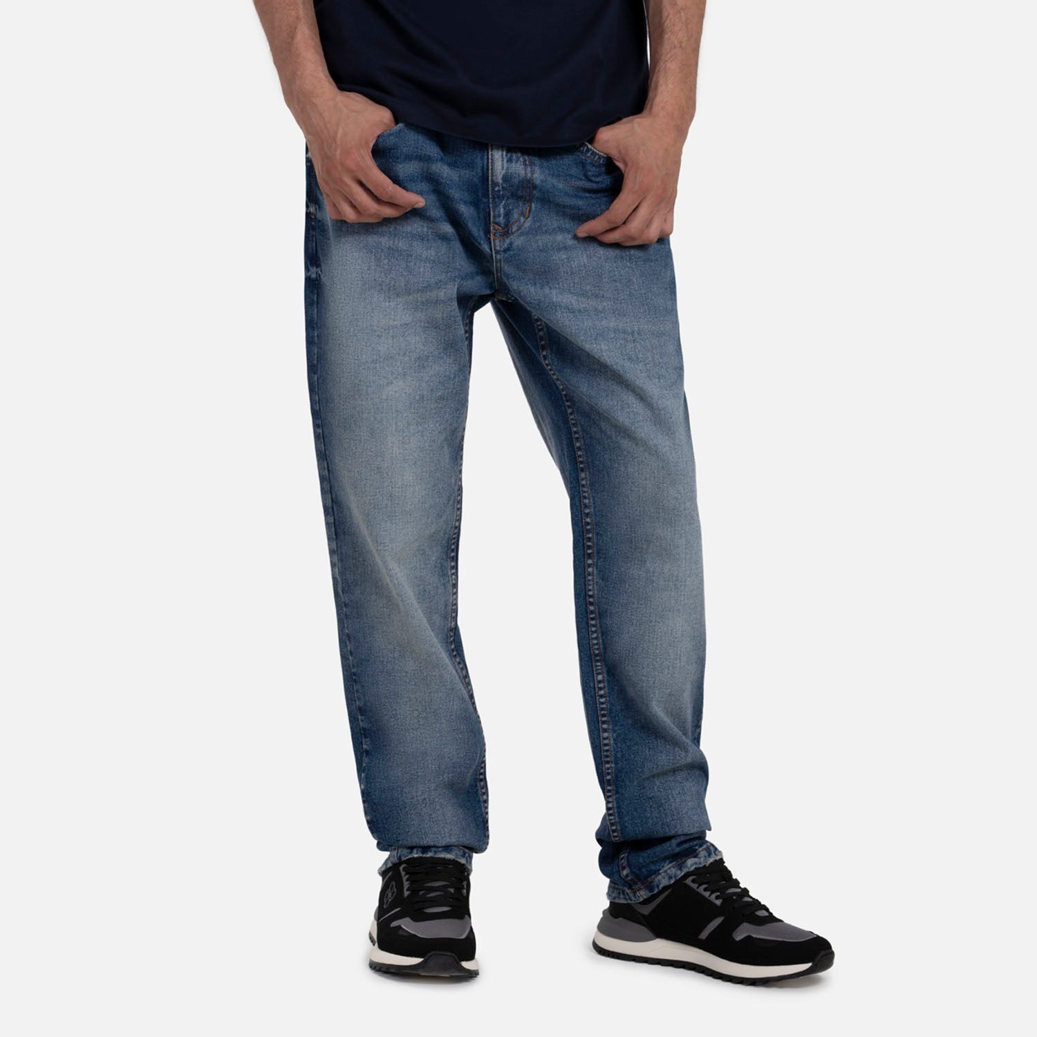 JEAN 5 BOLSILLOS COLOR AZUL OSCURO